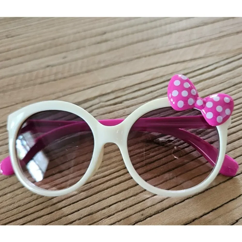 Girl Polkadot Bow Sunglasses Bundle New